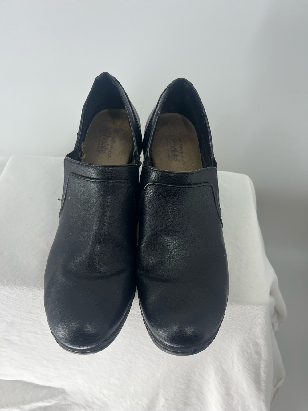 croft & barrow Black Slip-On Leather Loafers